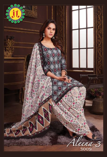 Jt Aleena 3 Casual Daily Wear Cotton Printed Designer Dress Material Collection